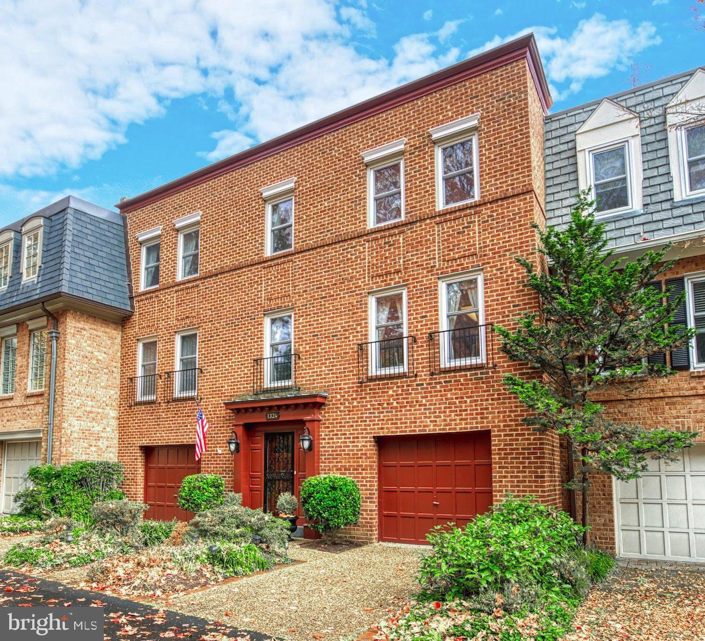 Beautiful brick front.