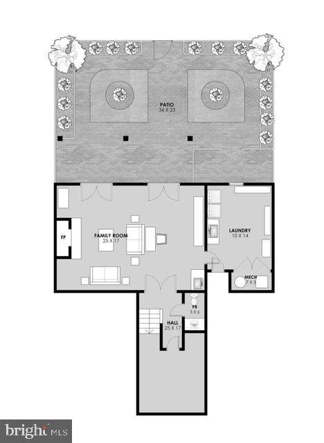 1324 Skipwith Road McLean, VA 22101 - Photo 51 of 54 Lower Level 1 with half bath, rec room and laundry