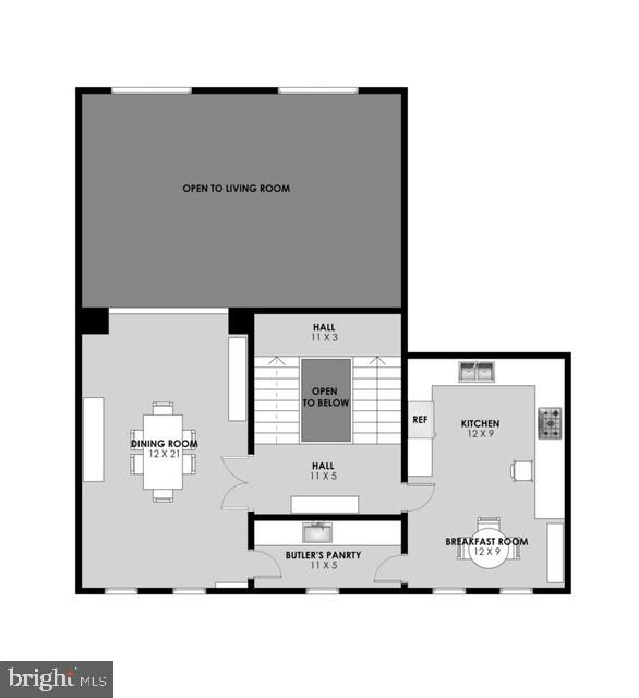 1324 Skipwith Road McLean, VA 22101 - Photo 53 of 54 Upper Level 1- Kitchen and Dining Room