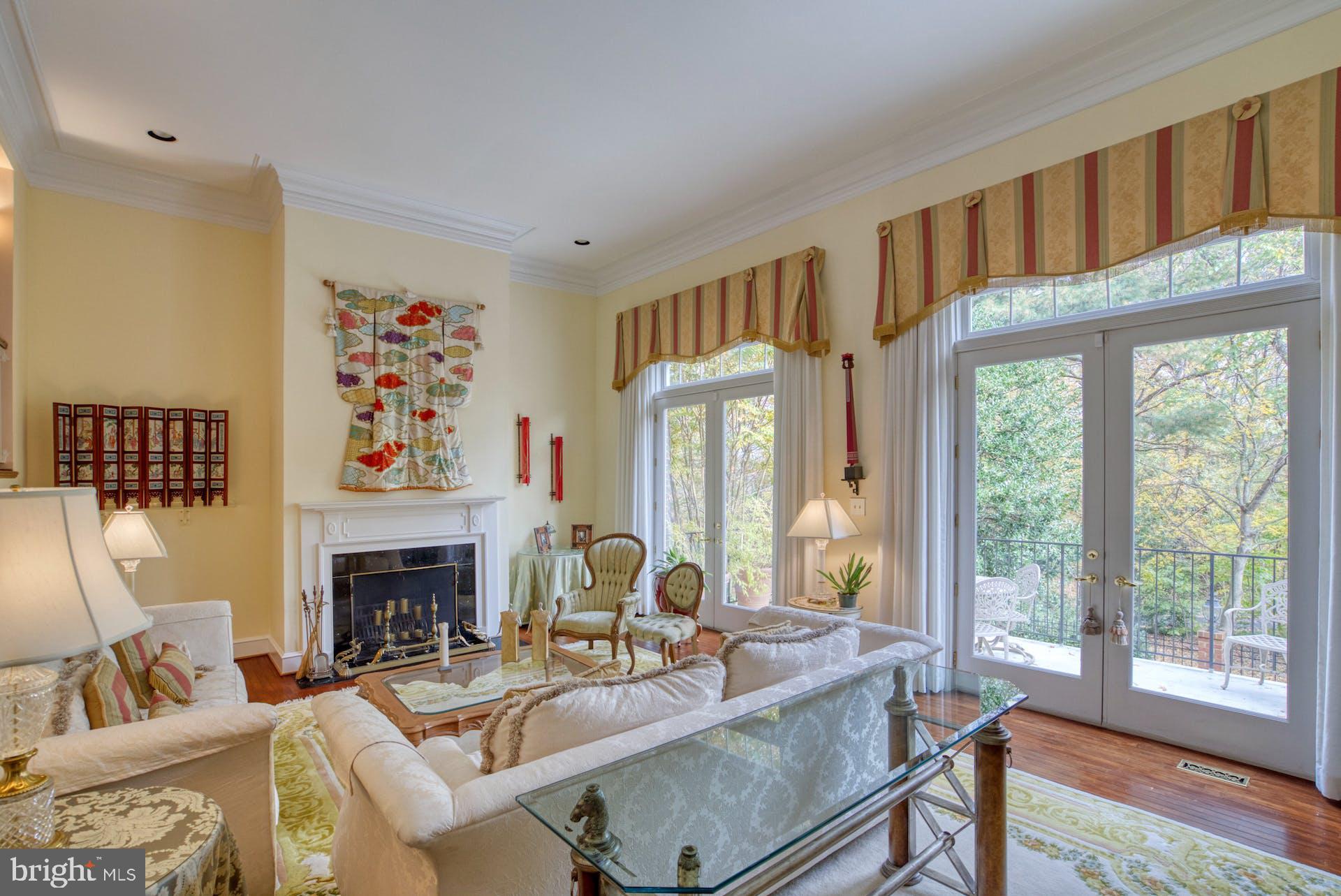 1324 Skipwith Road McLean, VA 22101 - Photo 7 of 54 Soaring ceilings with extra large patio doors.