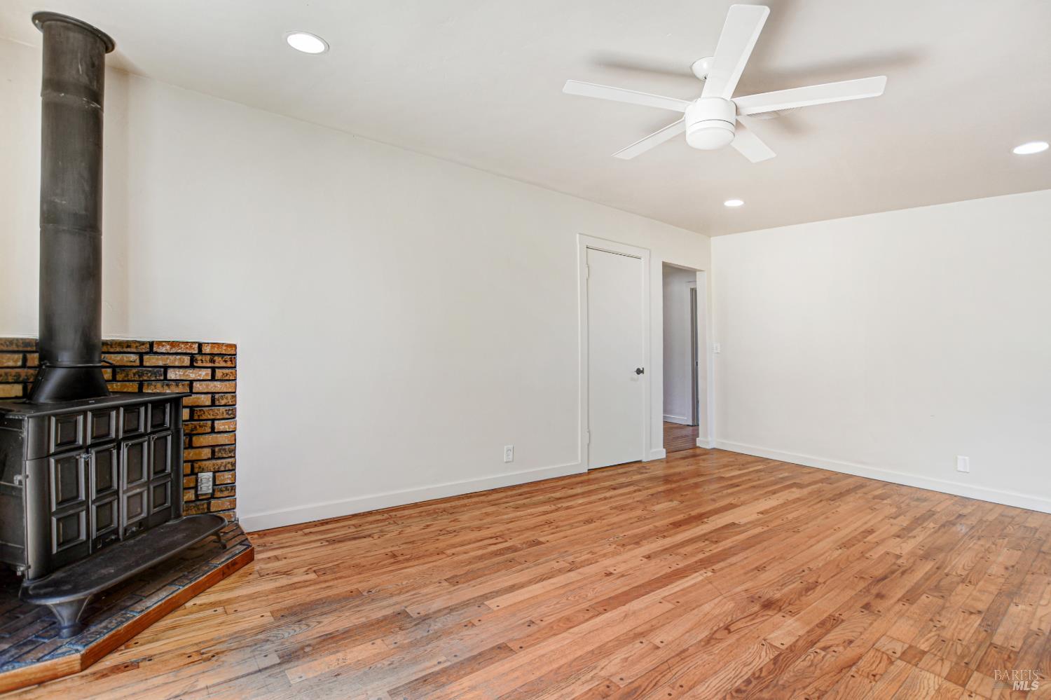 866 Yuba Drive Santa Rosa, CA 95407 - Photo 6 of 73 COTTAGE LIVING ROOM WITH WOOD STOVE