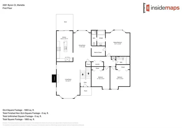 $2,350 | 2261 Byron Court Southwest, Marietta, GA 30064