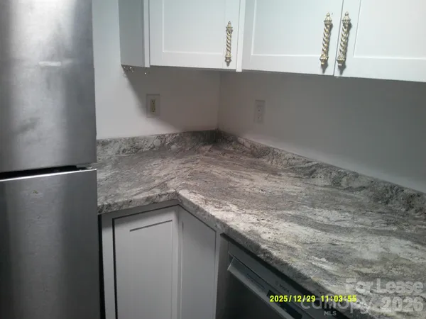 a close view of kitchen appliances