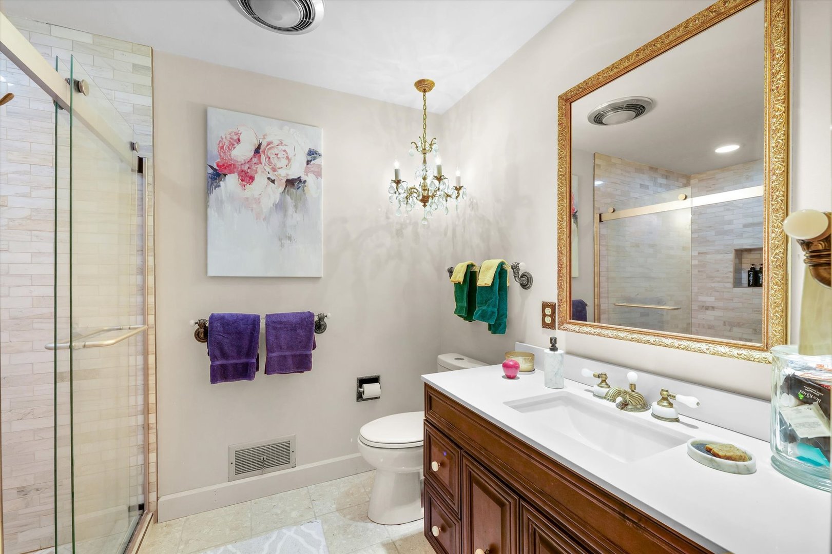 22 Greencroft Drive Champaign, IL 61821 - Photo 53 of 90 a bathroom with a sink vanity granite and toilet