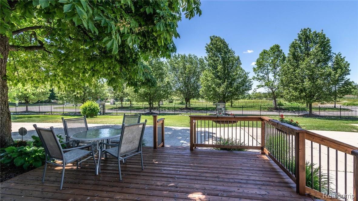 45940 Saltz Road Canton, MI 48187 - Photo 41 of 49 Cedar Deck off of Rear Entrance