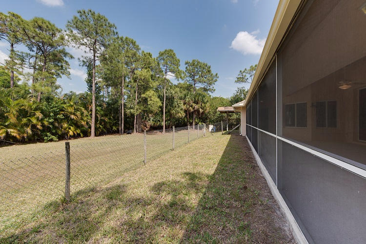 15249 76th Road North Loxahatchee, FL 33470 - Photo 23 of 28 Fenced Backyard