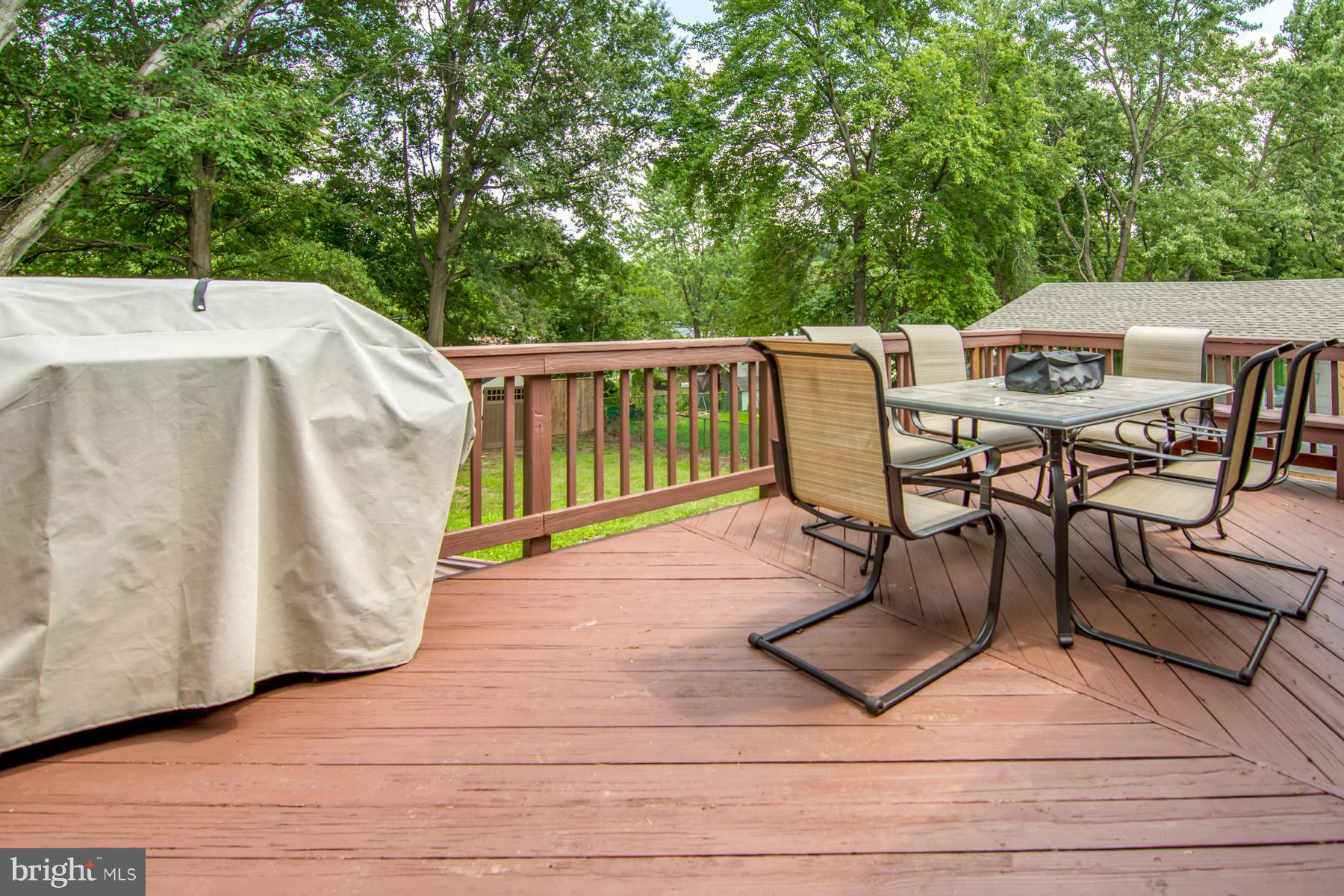1246 Roundtop Road Odenton, MD 21113 - Photo 25 of 27 rear deck, just refinished!