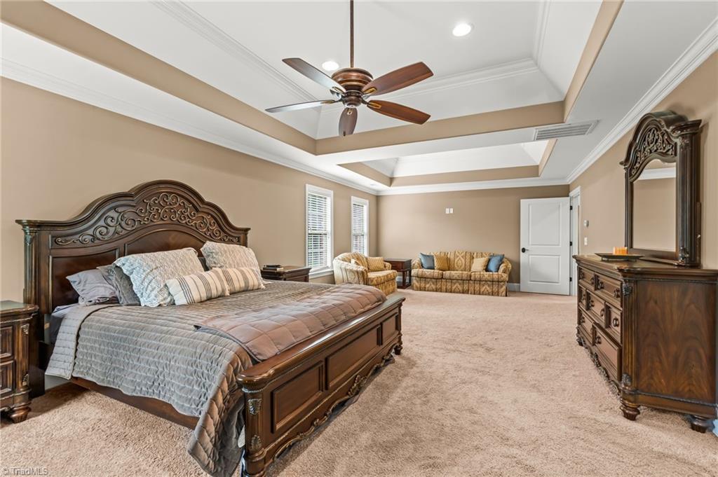 6202 Herons Nest Court Oak Ridge, NC 27310 - Photo 26 of 50 Primary befroom with tray ceiling