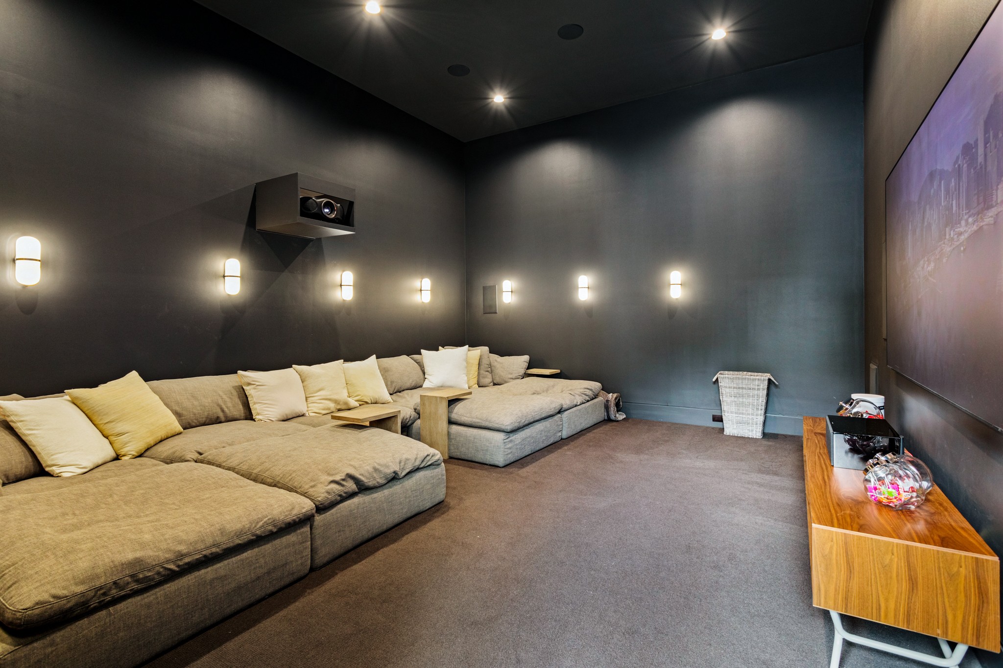 960 Overton Lea Road Nashville, TN 37220 - Photo 22 of 50 a living room with furniture and a flat screen tv