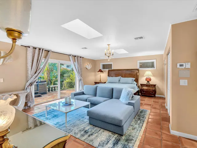 a bathroom with a double vanity sink and mirror