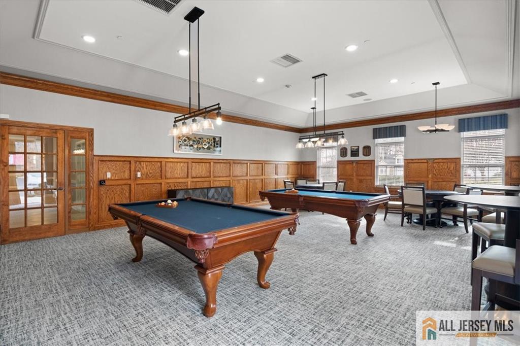 9 Bellingham Drive Kendall Park, NJ 08824 - Photo 58 of 65 a room with furniture pool table and windows