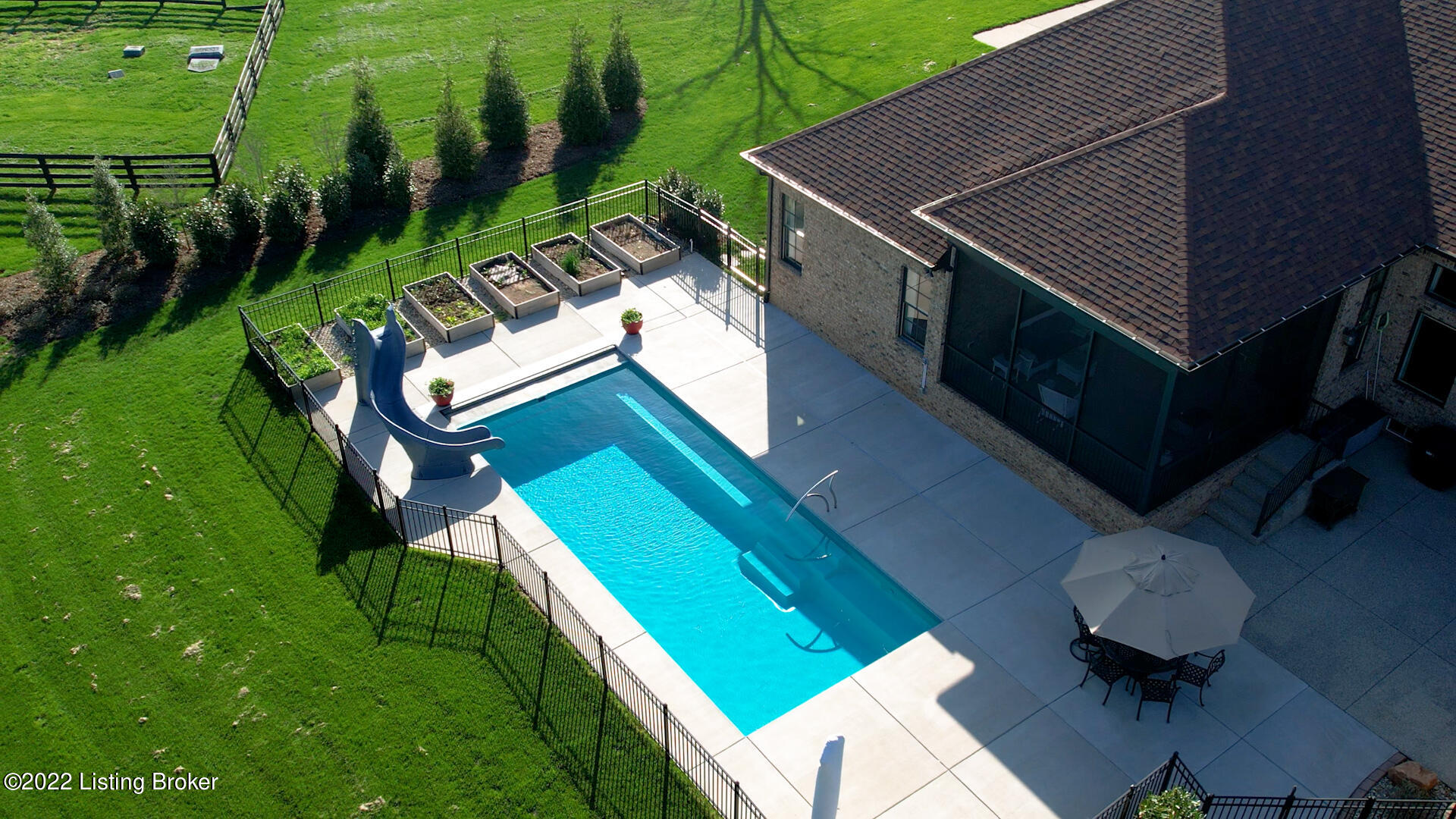 1107 Poplar Ridge Road Goshen, KY 40026 - Photo 48 of 54 Drone of Pool