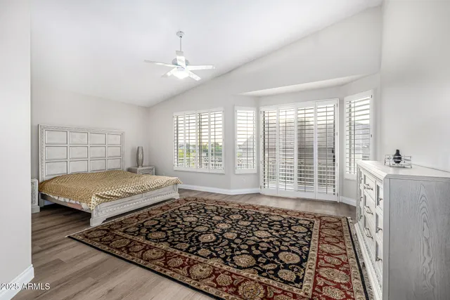 a backyard of a house