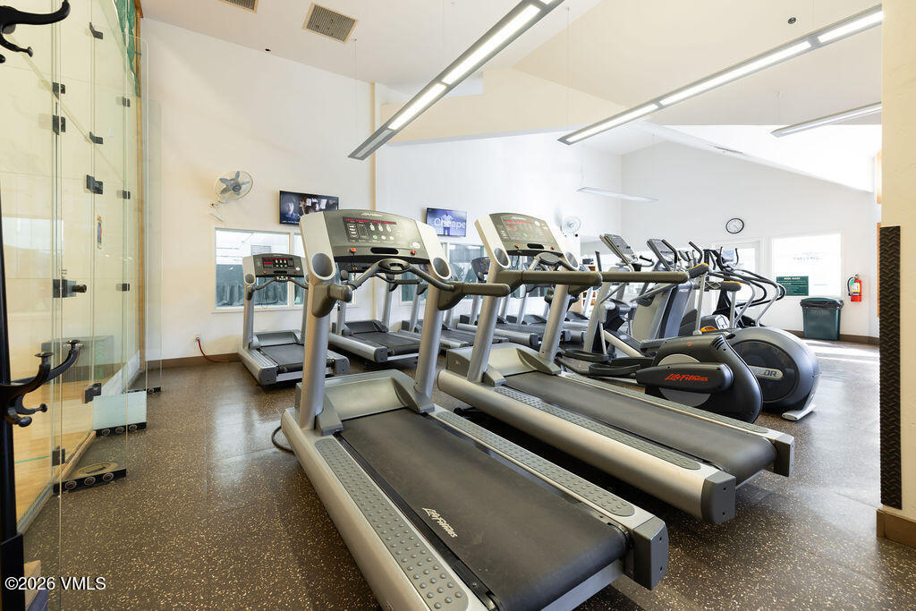 570 Homestead Drive, Unit 41 Edwards, CO 81632 - Photo 25 of 28 a view of a room with gym equipment