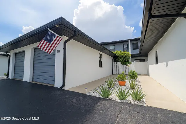 a view of a house with a patio