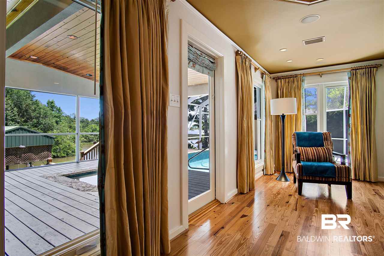 3136 Cumberland Road Theodore, AL 36582 - Photo 27 of 50 Views of the Pool from Master bedroom
