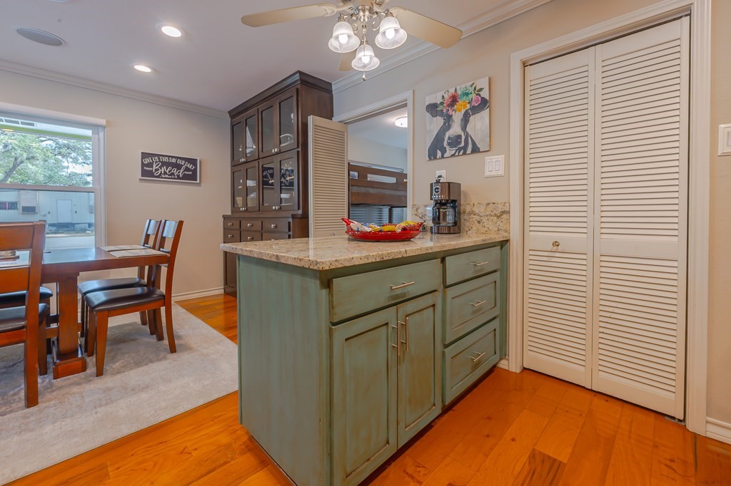 9 Sandra Drive Fulton, TX 78382 - Photo 11 of 35 a kitchen that has a lot of cabinets a sink and dishwasher in it