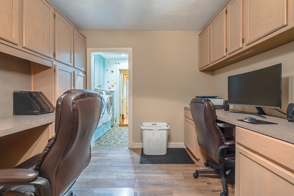 9 Sandra Drive Fulton, TX 78382 - Photo 17 of 35 a view of a workspace with furniture and wooden floor