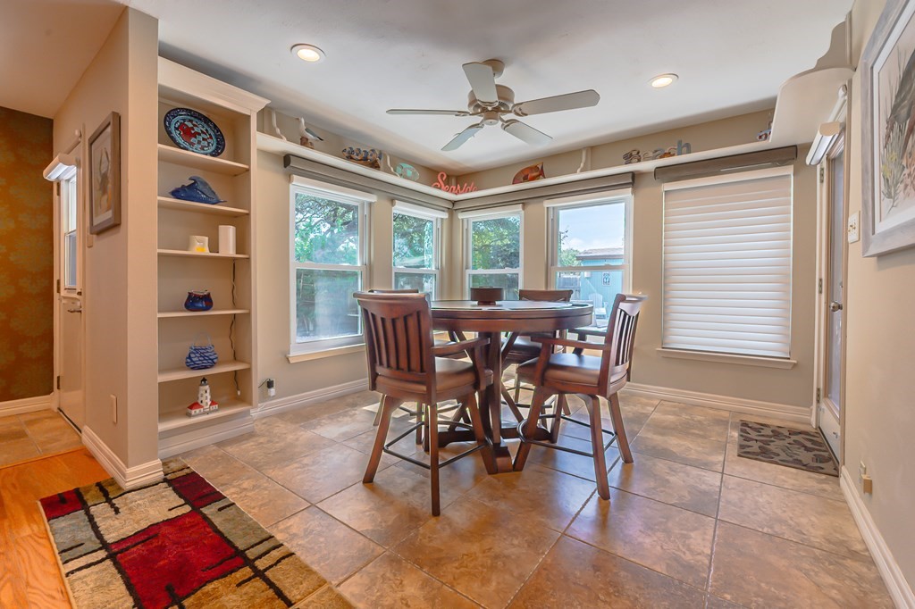 9 Sandra Drive Fulton, TX 78382 - Photo 22 of 35 a view of a dining room with furniture window and outside view