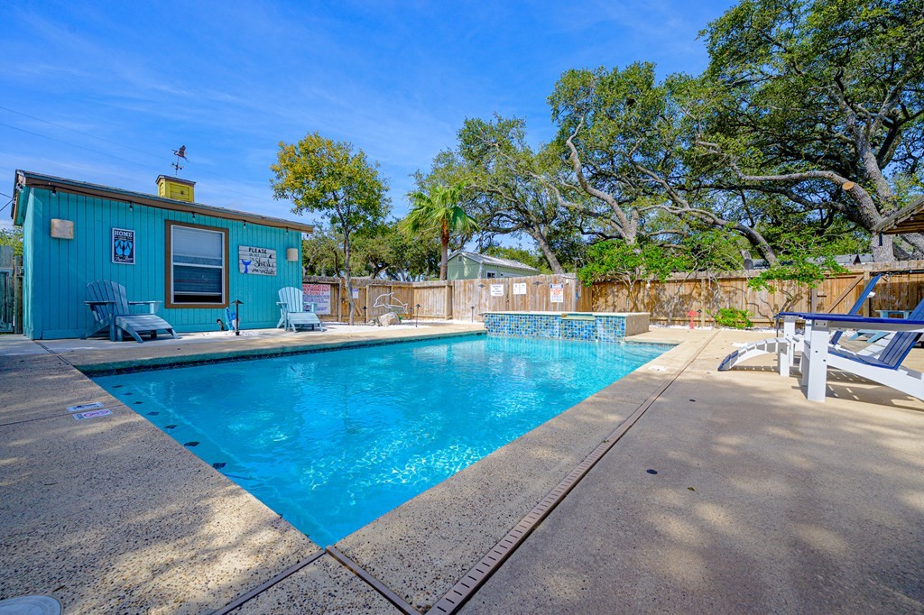 9 Sandra Drive Fulton, TX 78382 - Photo 31 of 35 a view of swimming pool with chairs