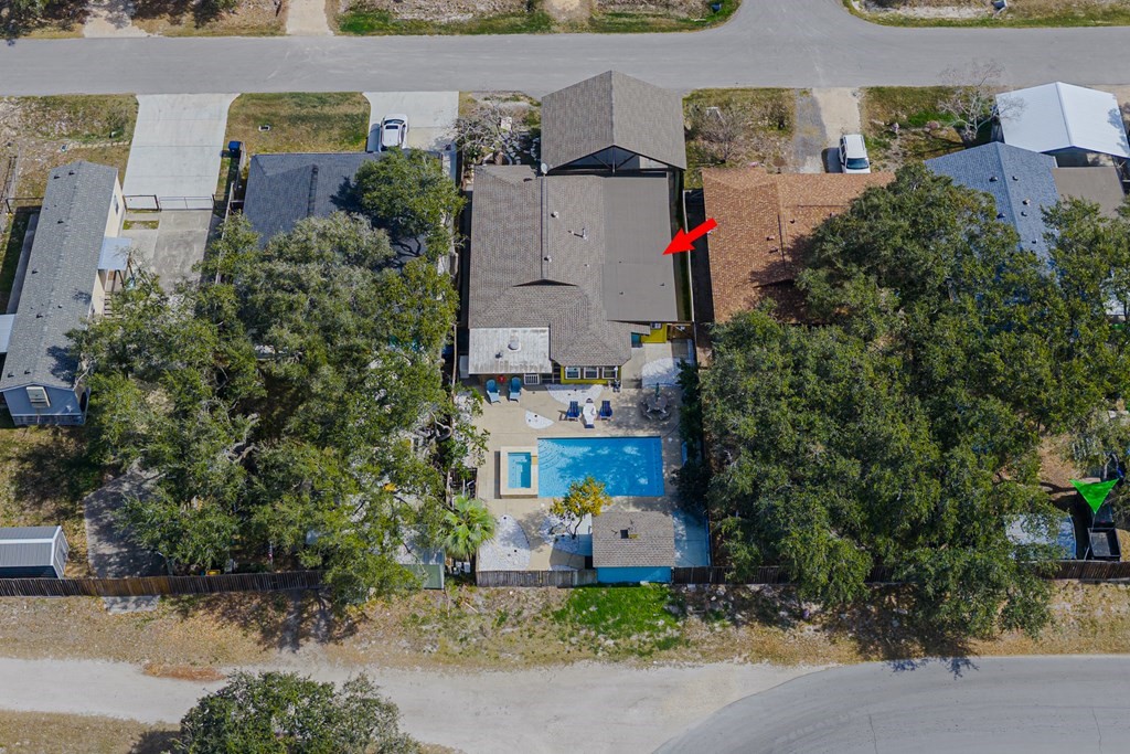 9 Sandra Drive Fulton, TX 78382 - Photo 35 of 35 an aerial view of a house with a yard