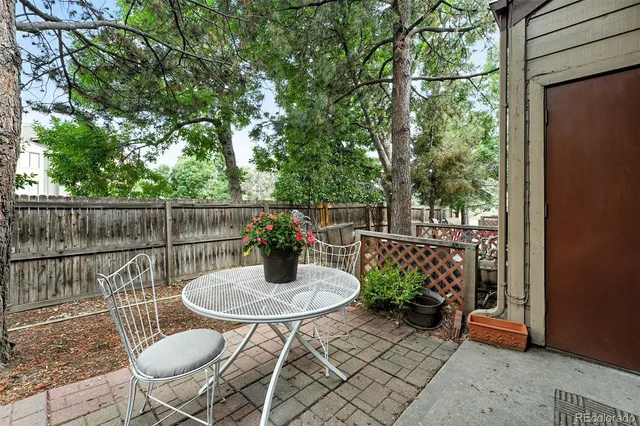 a house view with a seating space