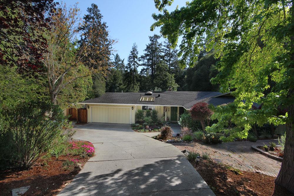 a view of backyard with outdoor space