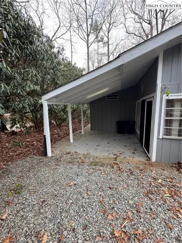 a view of outdoor space and barbecue grill