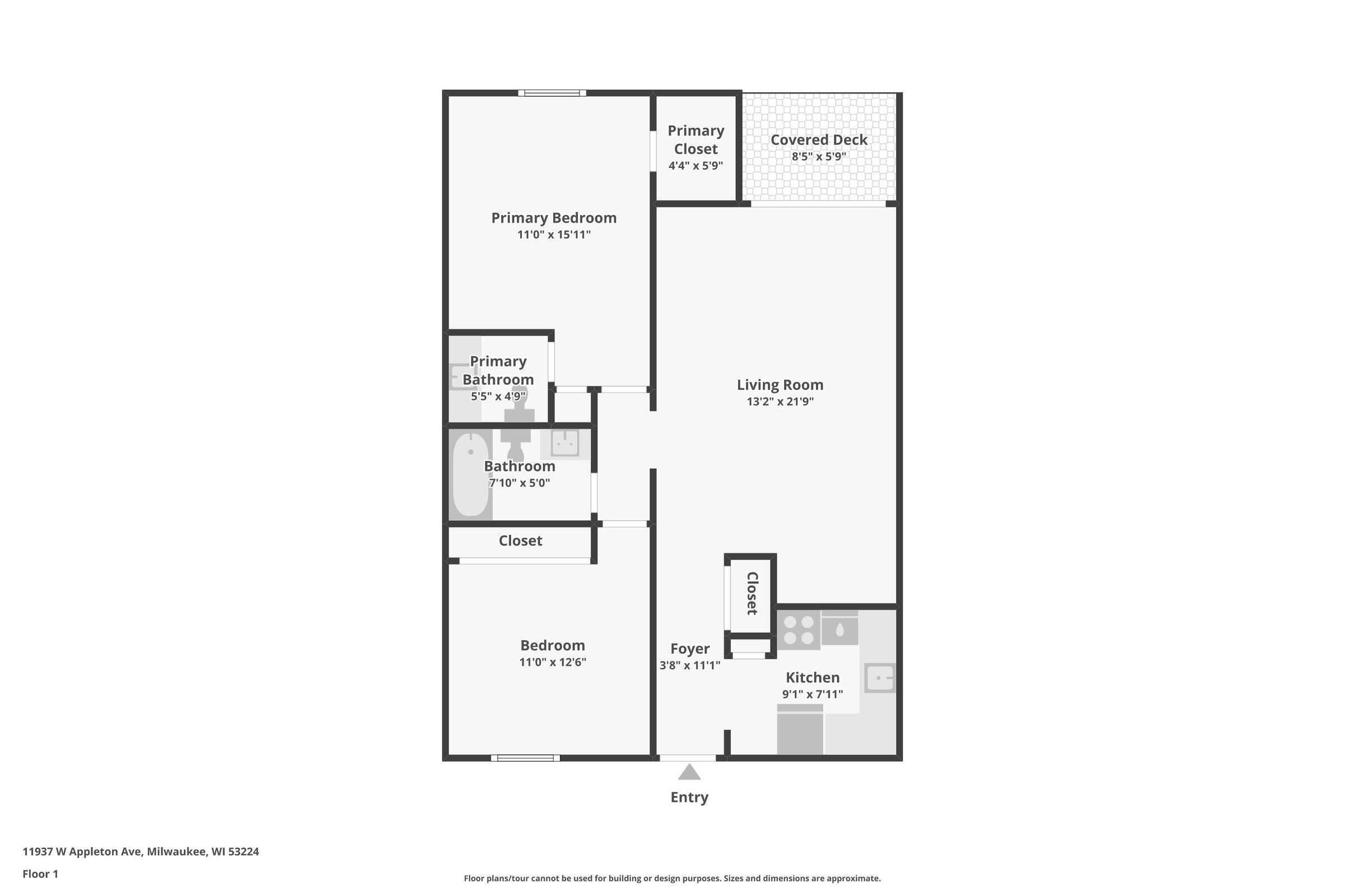 11937 West Appleton Avenue, Unit 20 Milwaukee, WI 53224 - Photo 38 of 38 Floorplan