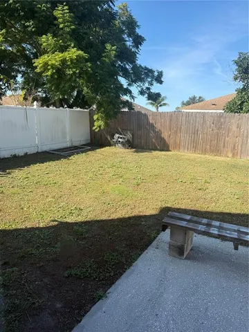 a view of an outdoor space and yard