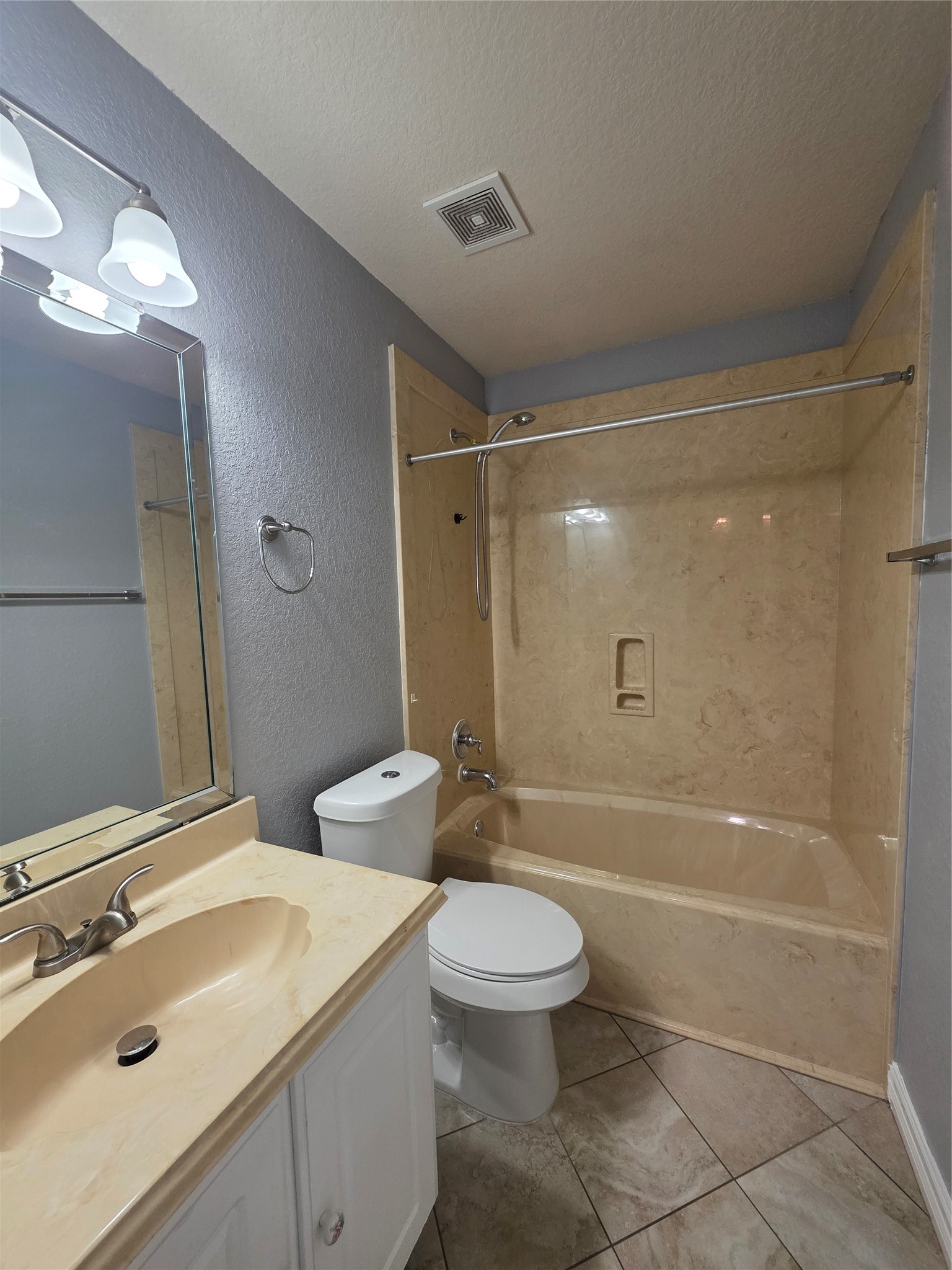 5614 Eagle Landing Houston, TX 77085 - Photo 15 of 28 a bathroom with a sink a toilet and shower
