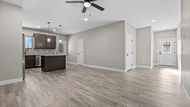 a view of an empty room