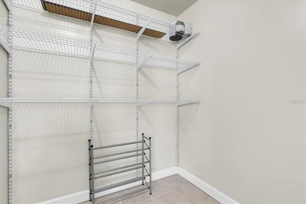 a view of walk in closet