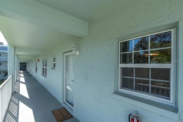 a view of an entryway of a house