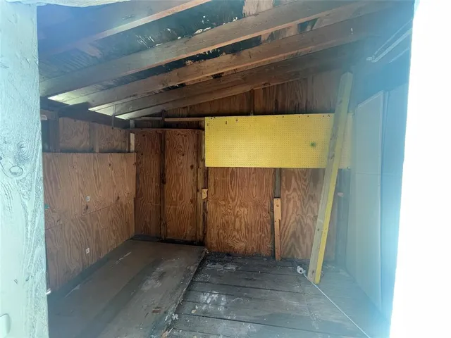 a backyard of a house