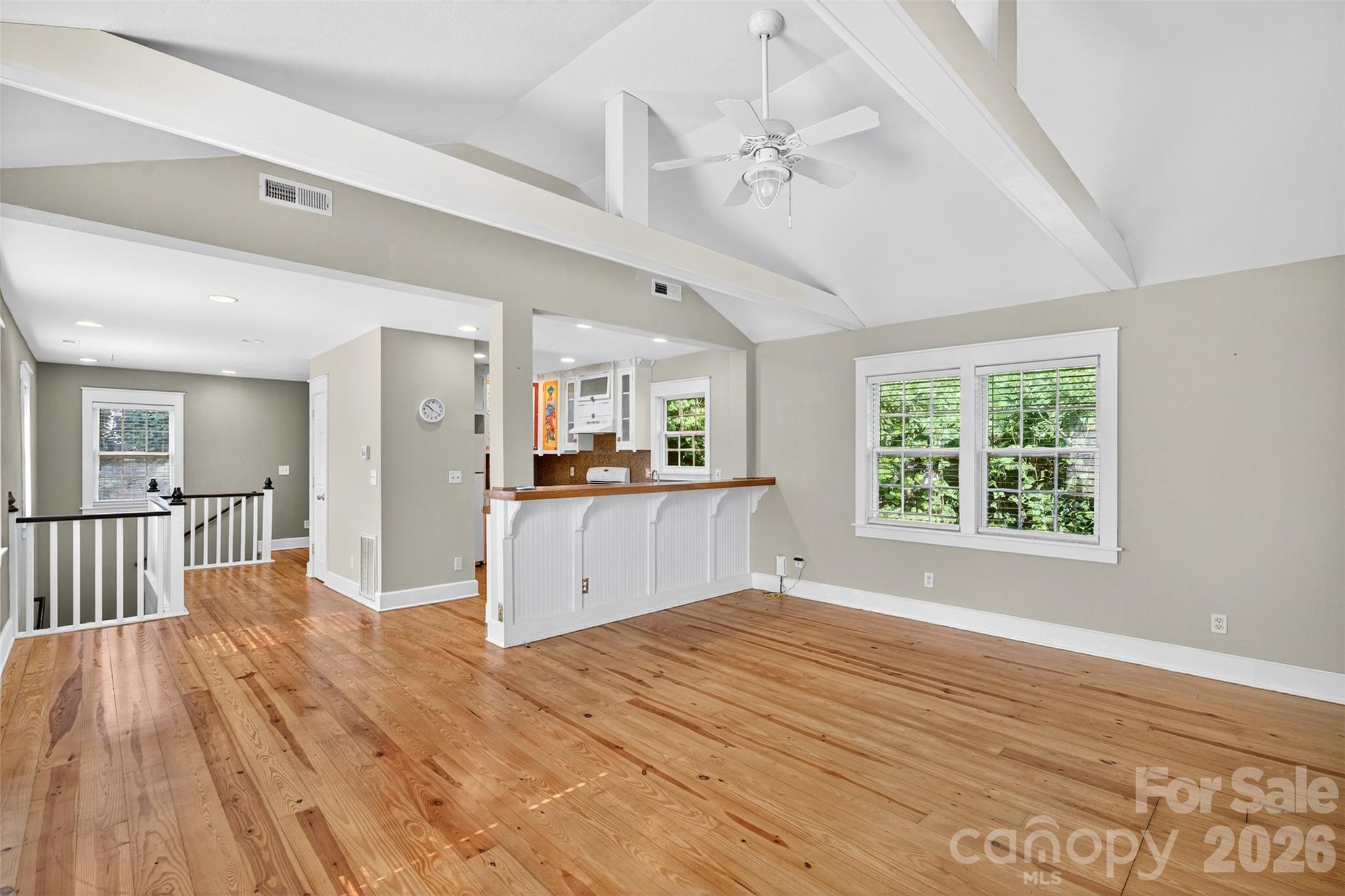 160 East Howard Street Tryon, NC 28782 - Photo 9 of 48 a view of a kitchen and a windows