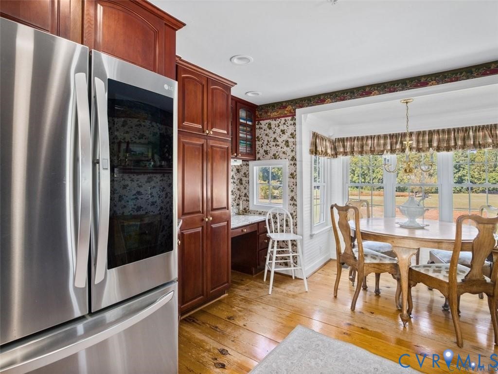 1070 Marlborough Road Bruington, VA 23023 - Photo 27 of 50 a view of a dining room with furniture window and outside view