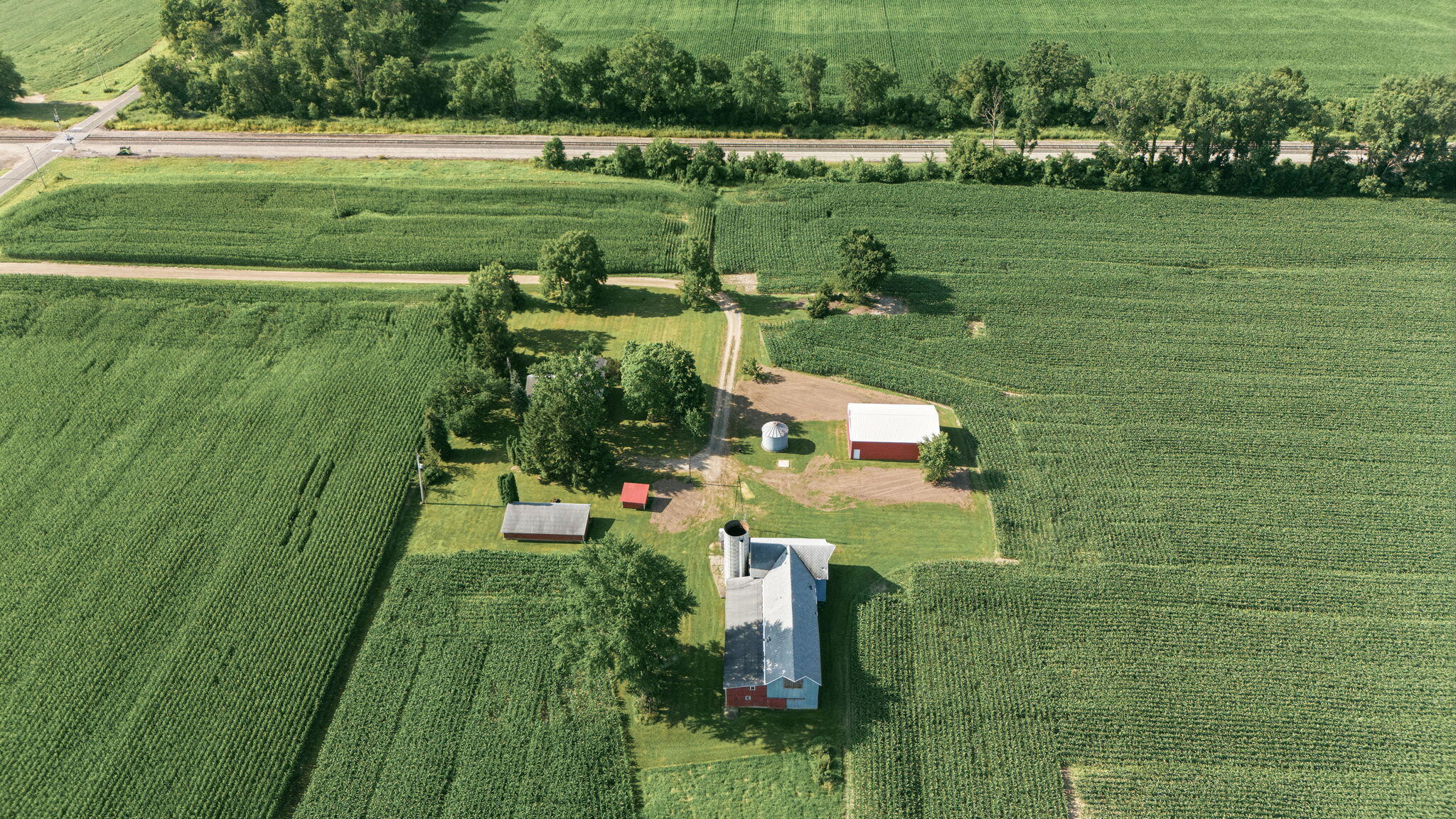 4985 West Gilpin Road Three Oaks, MI 49128 - Photo 59 of 62 Aerial From North