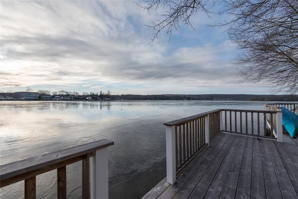 47 Day Point Road East Hampton, CT 06424 - Photo 1 of 1 a balcony with wooden floor and lake view
