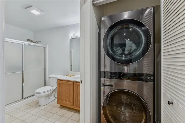 a view of a balcony with an outdoor space