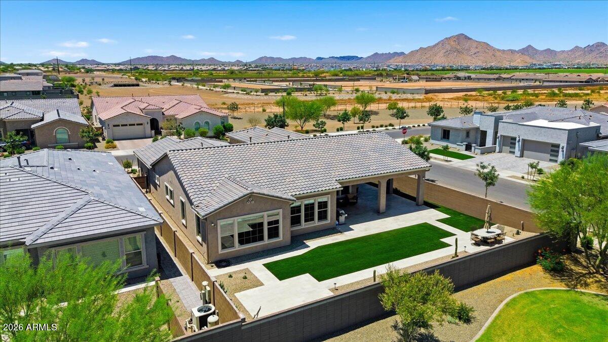 22608 East Stacey Road Queen Creek, AZ 85142 - Photo 71 of 83 an aerial view of residential houses with outdoor space and ocean view