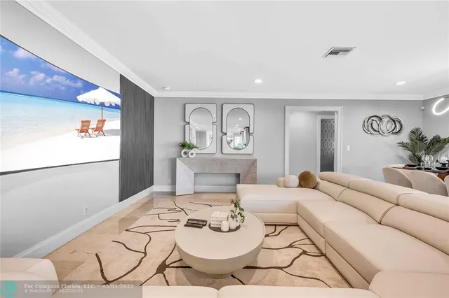 a bathroom with a toilet sink vanity and mirror