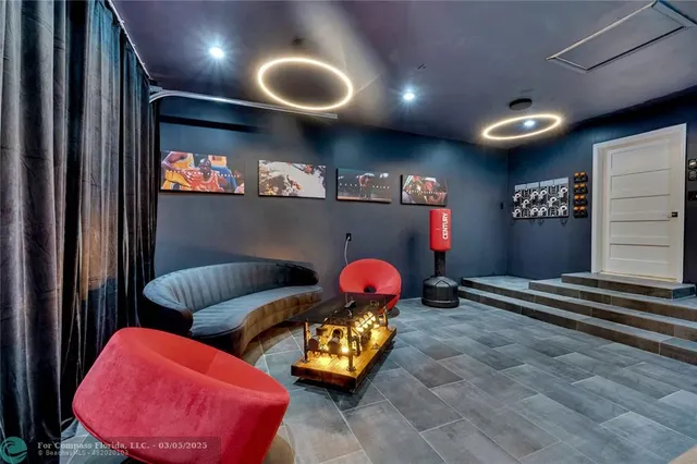 a room with furniture and wooden floor