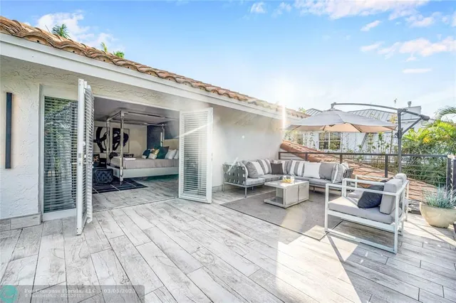 a bedroom with a bed and cabinets