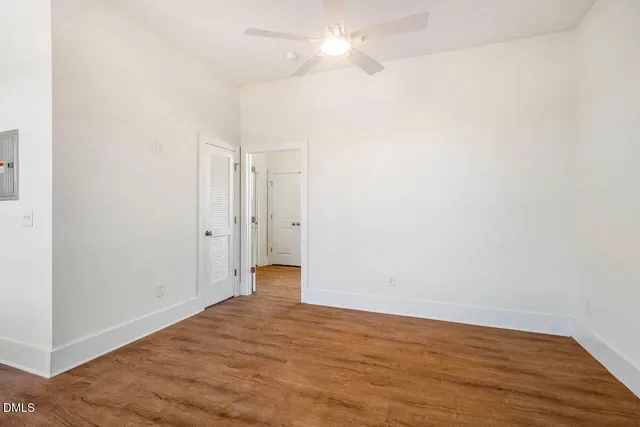 wooden floor in an empty room