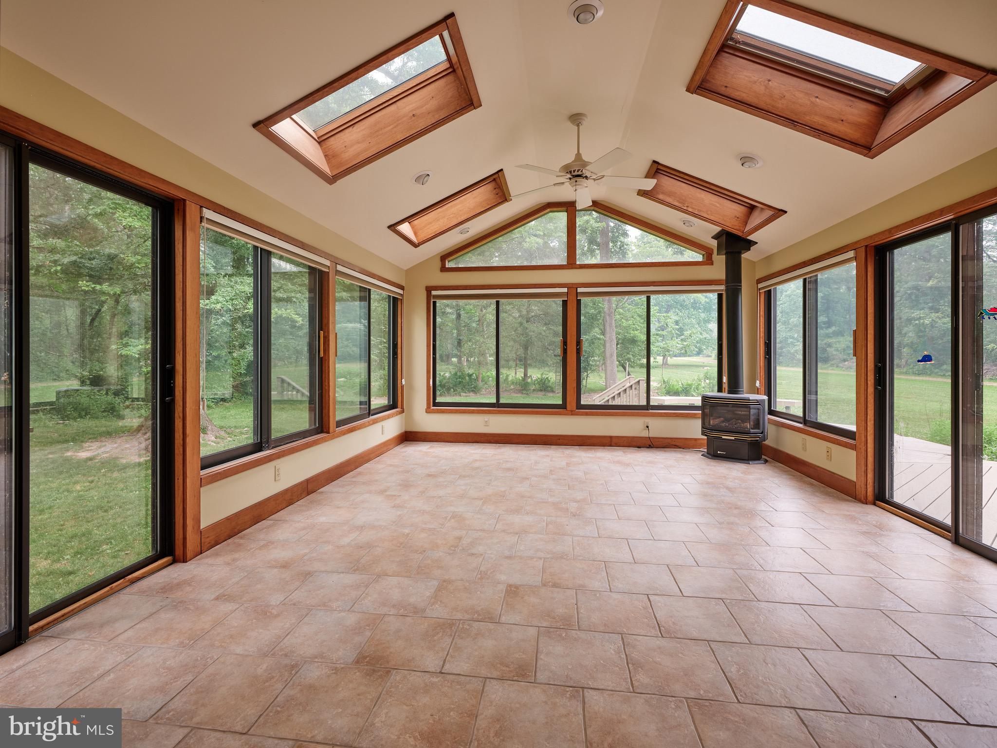 6700 Point Pleasant Pike New Hope, PA 18938 - Photo 18 of 41 Sunroom with Propane Stove
