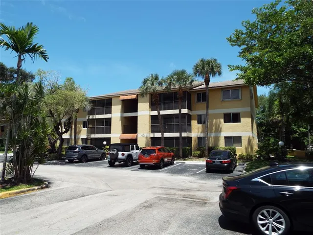 a car parked in front of a building