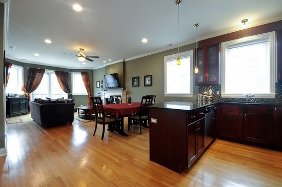 2038 West Iowa Street, Unit 2W Chicago, IL 60622 - Photo 5 of 11 a kitchen with granite countertop lots of counter top space