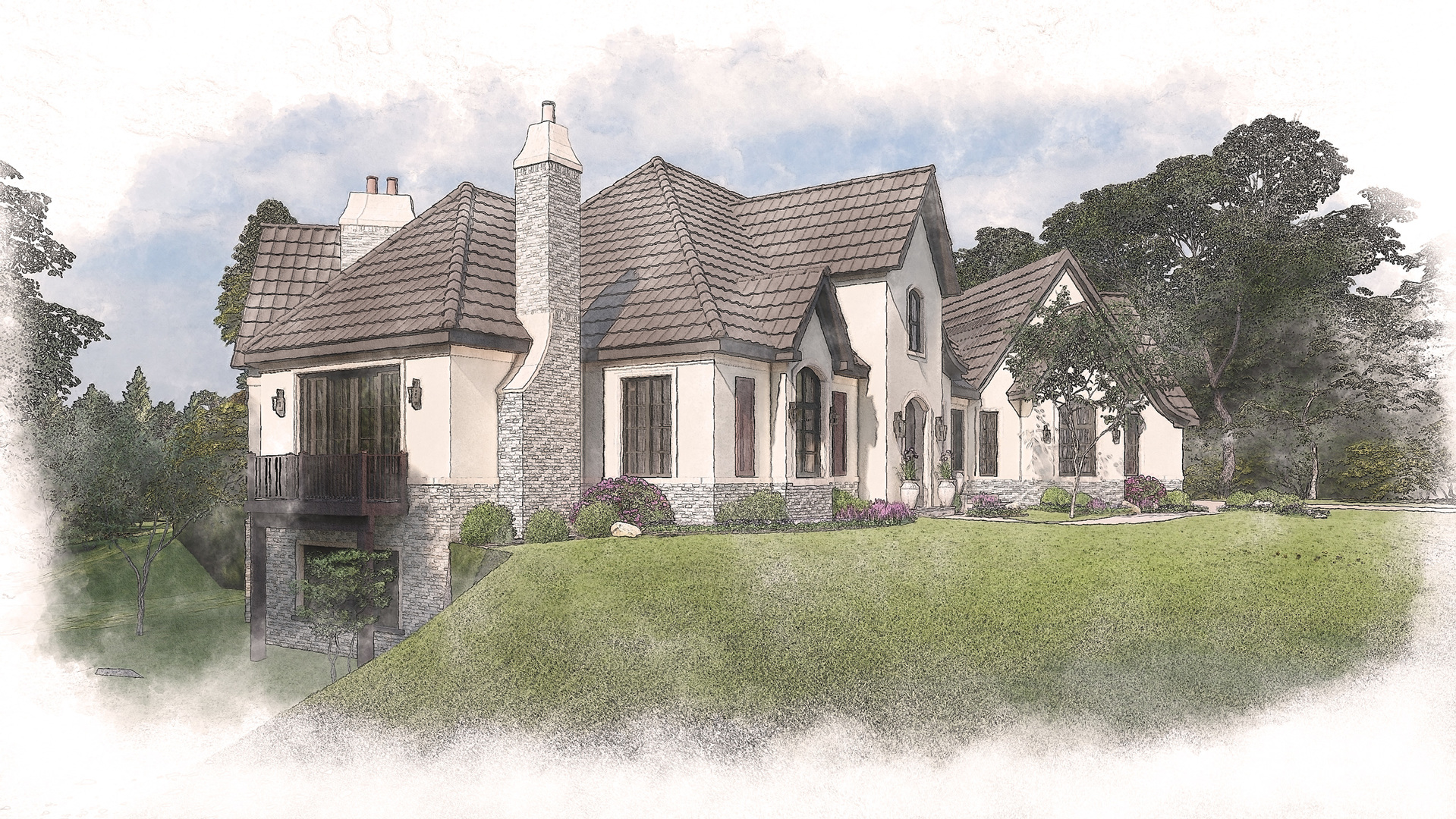 61 East Palatine Road, Unit 4 South Barrington, IL 60010 - Photo 3 of 10 a view of a building with a yard