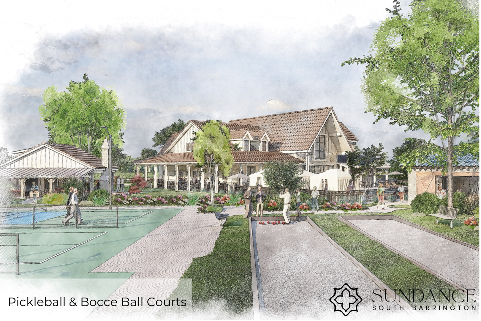 61 East Palatine Road, Unit 4 South Barrington, IL 60010 - Photo 10 of 10 a city view with tall buildings and a yard in front of it